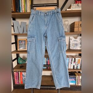 Vans Service Cargo Denim Jeans, Size 4